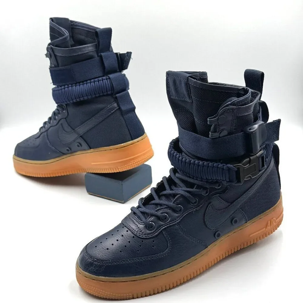 Nike SF Air Force 1 High Navy Gum